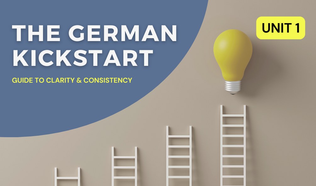 The German Kickstart: Unit 1 cover